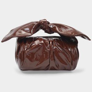NWT Rejina Pyo Nane Bag Liquid Leather Brown Final Price
